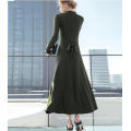 Fall and Winter Elegant Long Sleeve Office and Leisure Ladies Dress